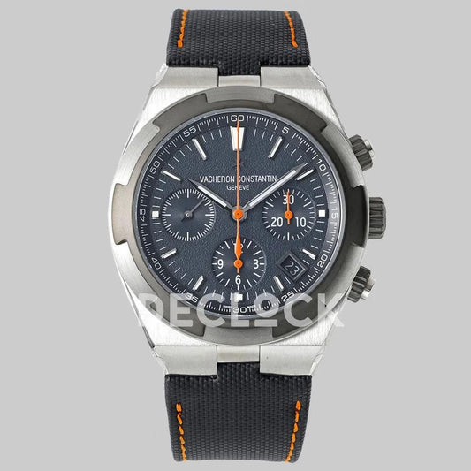 Replica Vacheron Constantin Overseas Chronograph Gray Dial in Nylon Strap | Declock.