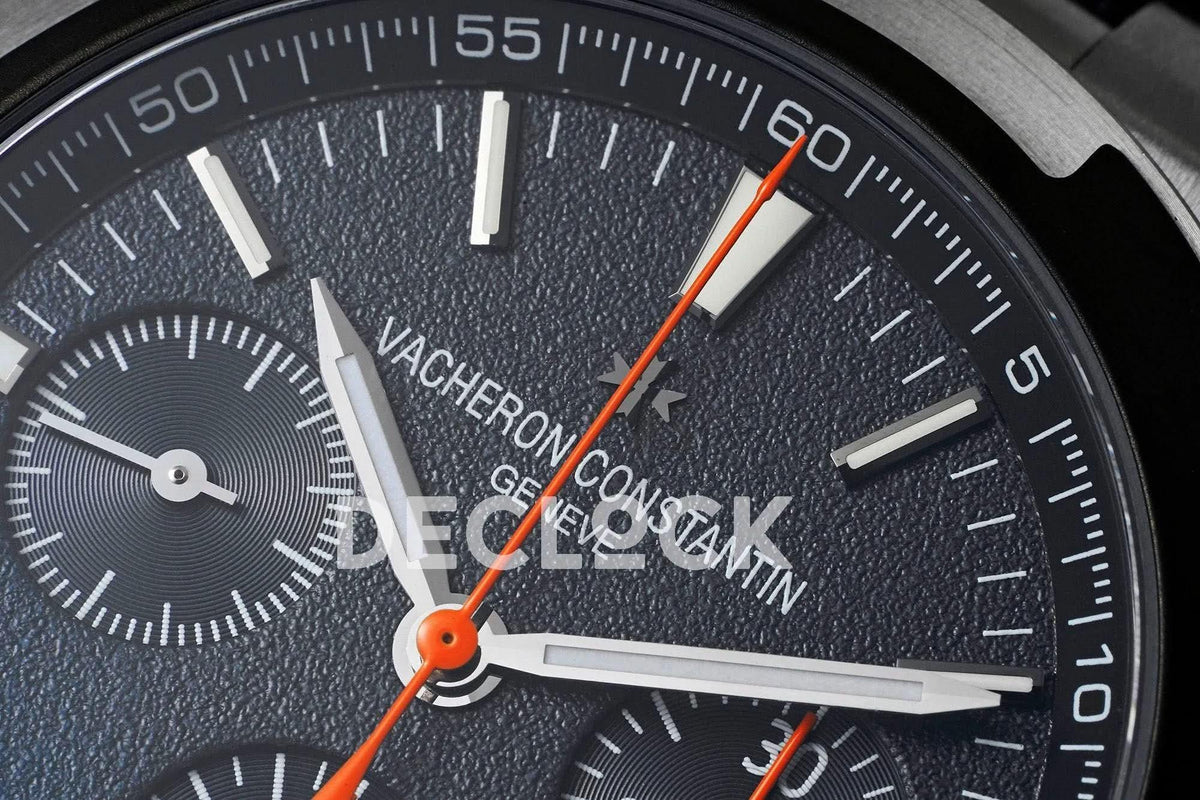 Replica Vacheron Constantin Overseas Chronograph Gray Dial in Nylon Strap |  Declock.