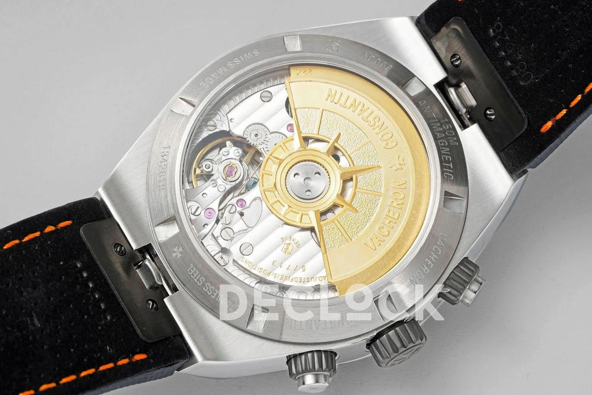 Replica Vacheron Constantin Overseas Chronograph Gray Dial in Nylon Strap |  Declock.