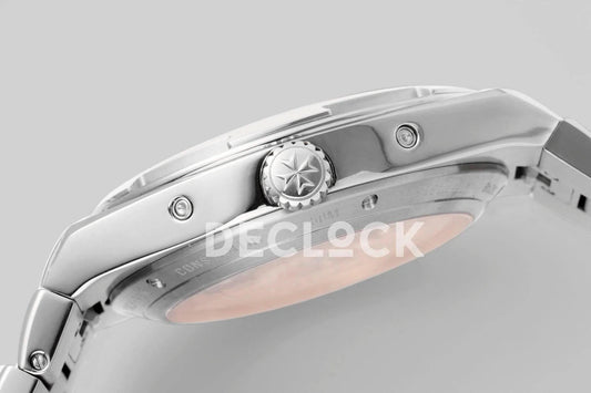 Replica Vacheron Constantin Overseas Perpetual Calendar Steel on Gray Dial | Declock.