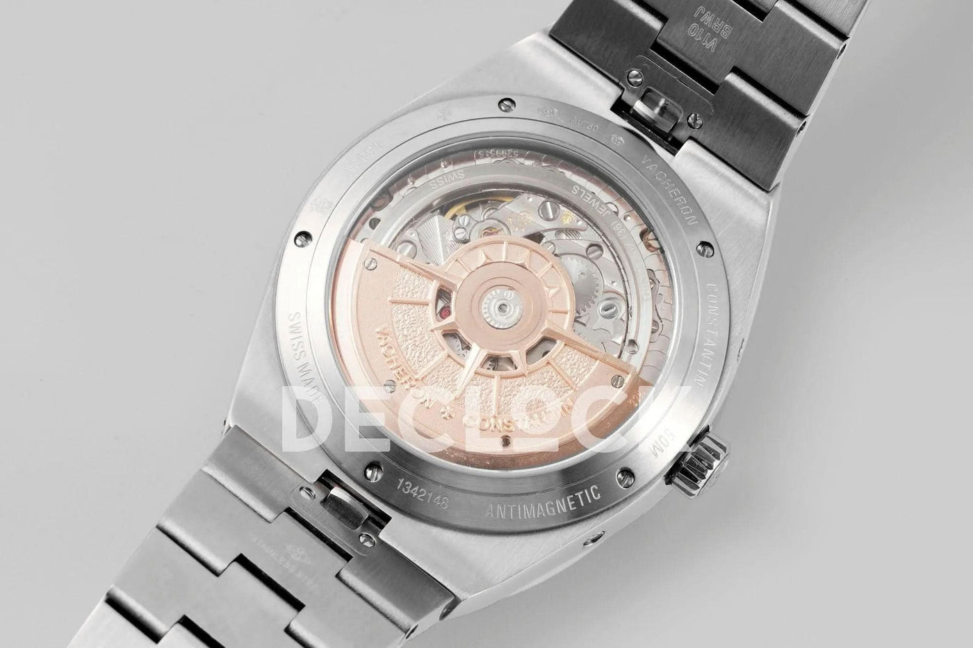Replica Vacheron Constantin Overseas Perpetual Calendar Steel on Silver Dial