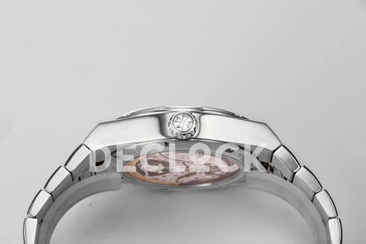 Replica Vacheron Constantin Overseas Tourbillion Blue Dial in Steel | Declock.