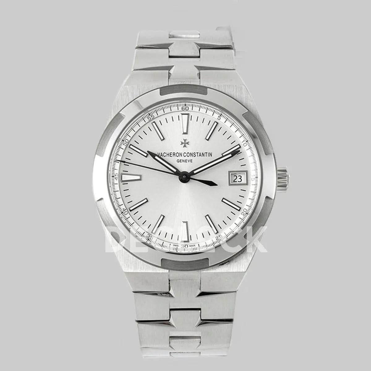 Replica Vacheron Constantin Overseas White Dial on Steel |  Declock.