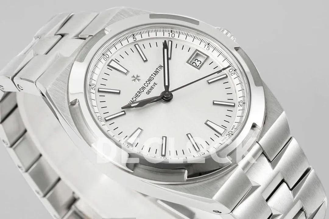 Replica Vacheron Constantin Overseas White Dial on Steel |  Declock.