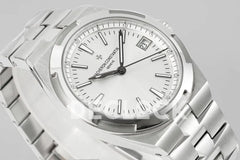 Replica Vacheron Constantin Overseas White Dial on Steel