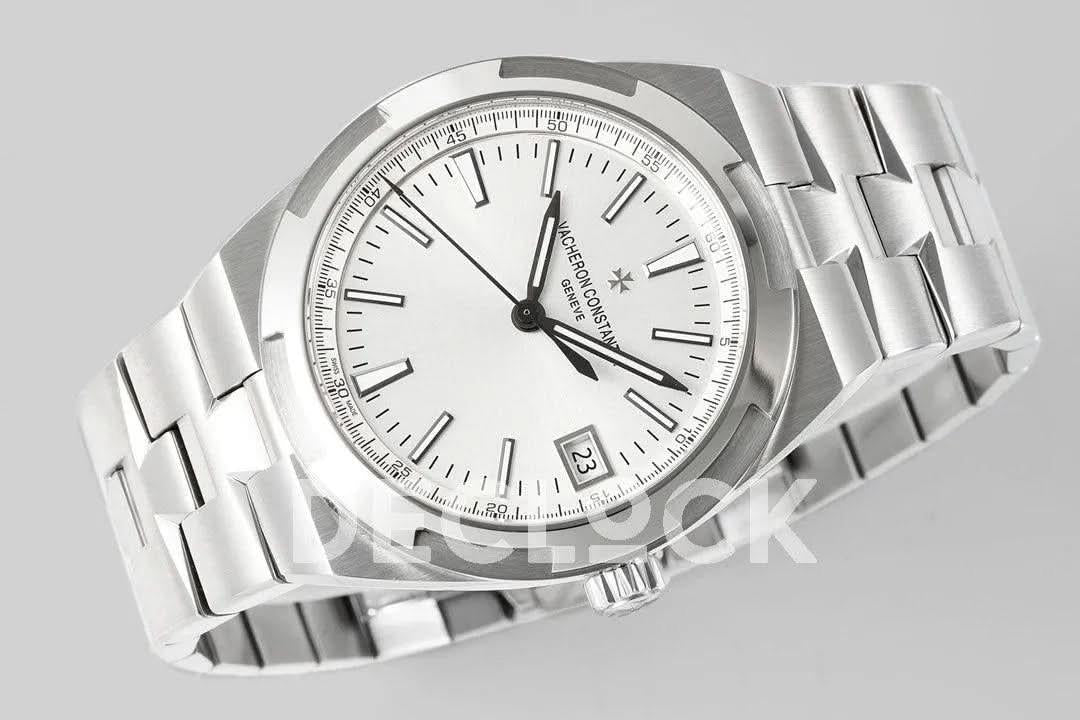 Replica Vacheron Constantin Overseas White Dial on Steel |  Declock.