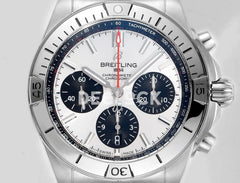 Replica Breitling Chronomat B01 Steel in Silver Dial