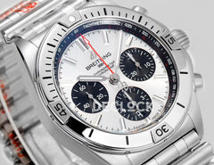 Replica Breitling Chronomat B01 Steel in Silver Dial