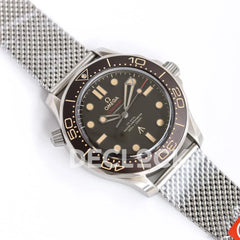 Replica Omega Seamaster 300 “No Time to Die” on SS Mesh Bracelet