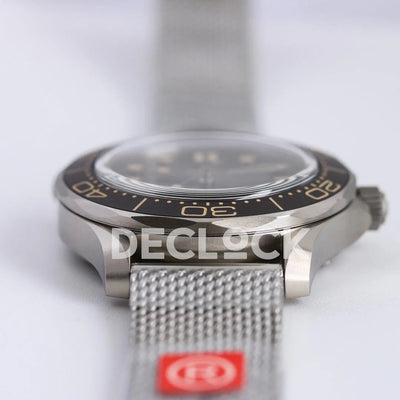 Replica Omega Seamaster 300 “No Time to Die” on SS Mesh Bracelet