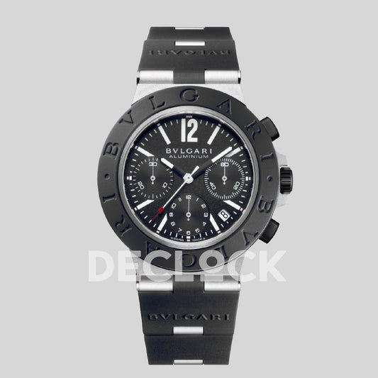 Bvlgari Aluminium Chronograph 104234 Black Dial Replica Watch