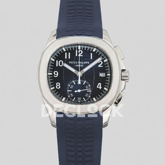 Aquanaut 5968 SS Gray Dial on Orange Rubber Strap