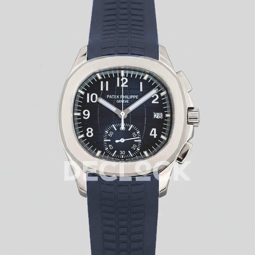 Aquanaut 5968 SS Gray Dial on Orange Rubber Strap 