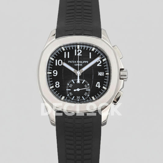 Aquanaut 5968 SS Gray Dial on Orange Rubber Strap