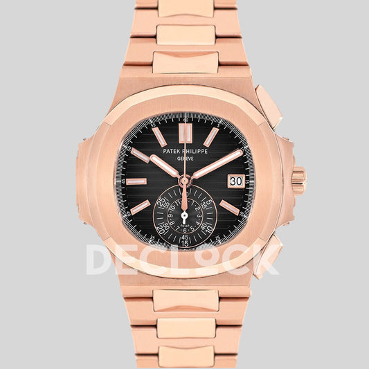 Nautilus 5980 Rose Gold Black Dial
