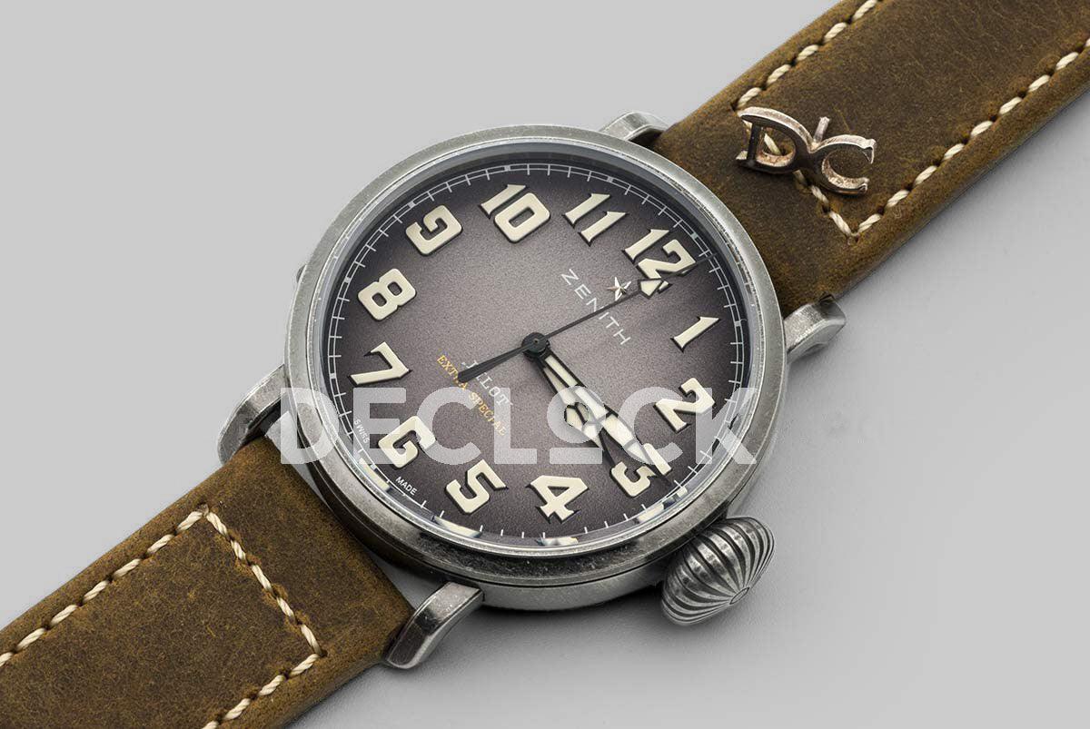 Replica Zenith Pilot Type 20 Extra Special 40mm Saffron Dial in Aged Steel - Replica Watches