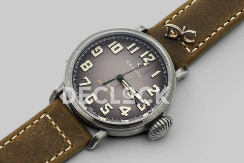 Replica Zenith Pilot Type 20 Extra Special 40mm Saffron Dial in Aged Steel - Replica Watches