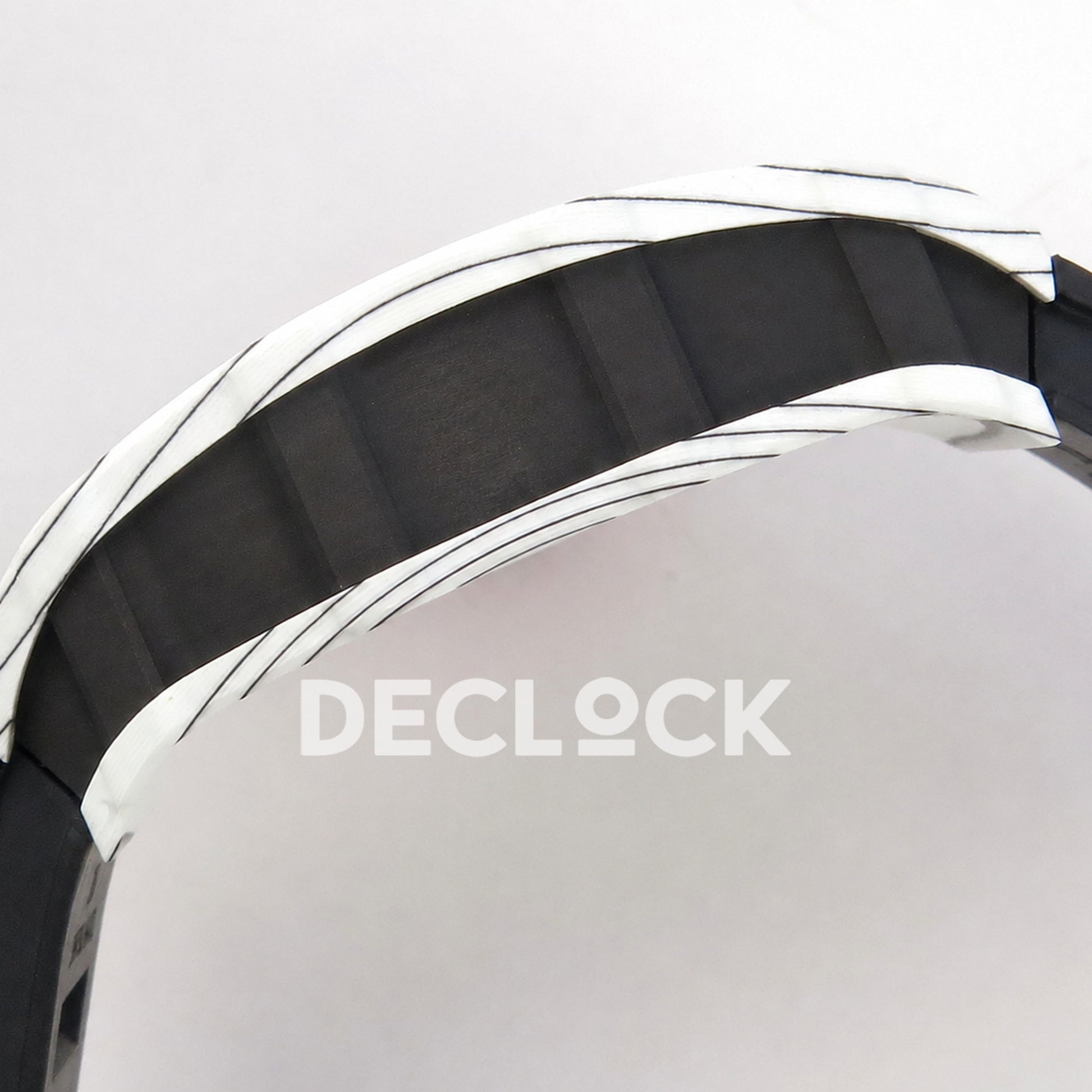 Richard Mille  RM035-01 White NTPT Skeleton Dial on Black Rubber Strap RMAL3 Super Clone Free Sprung