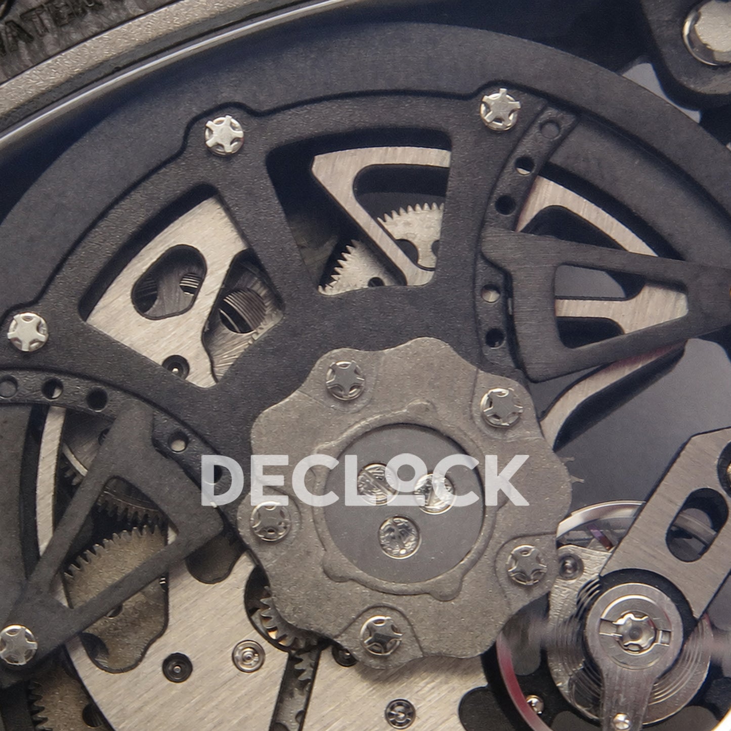 RM035-02 NTPT 1:1 Best Edition Skeleton Dial on Red Rubber Strap RMAL1 Super Clone (Free Sprung)