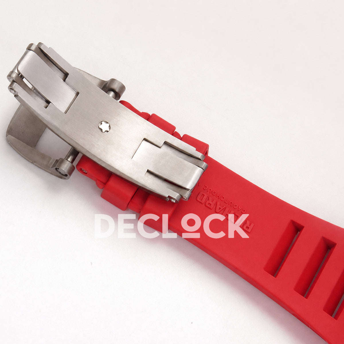 RM035-02 NTPT 1:1 Best Edition Skeleton Dial on Red Rubber Strap RMAL1 Super Clone (Free Sprung)