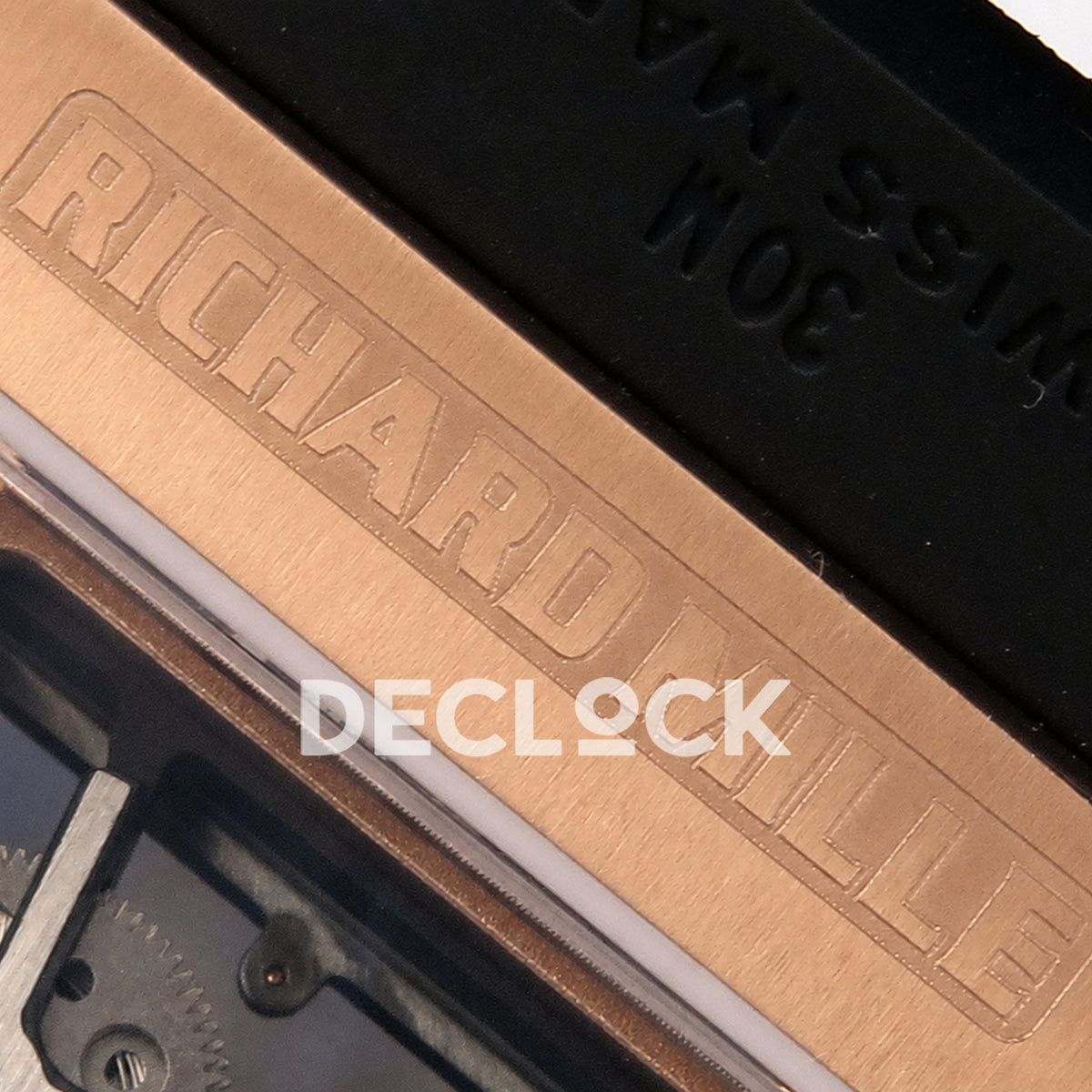 Richard Mille RM035 Americas RG Skeleton Dial on Black Rubber Strap RMUL1 Super Clone (Free Sprung)