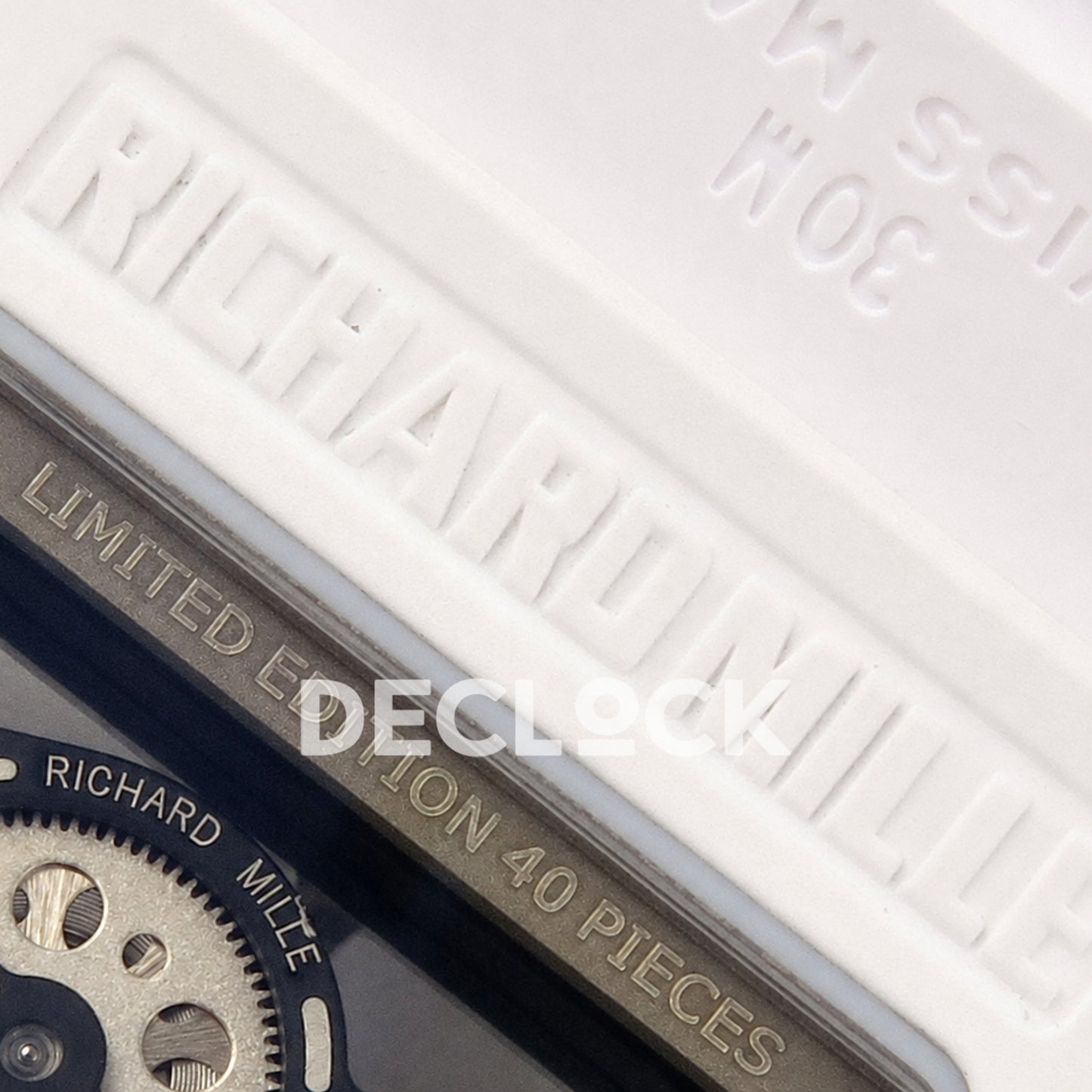 Richard Mille RM055 White Ceramic Blue A9F RMUL2 Free Sprung Replica