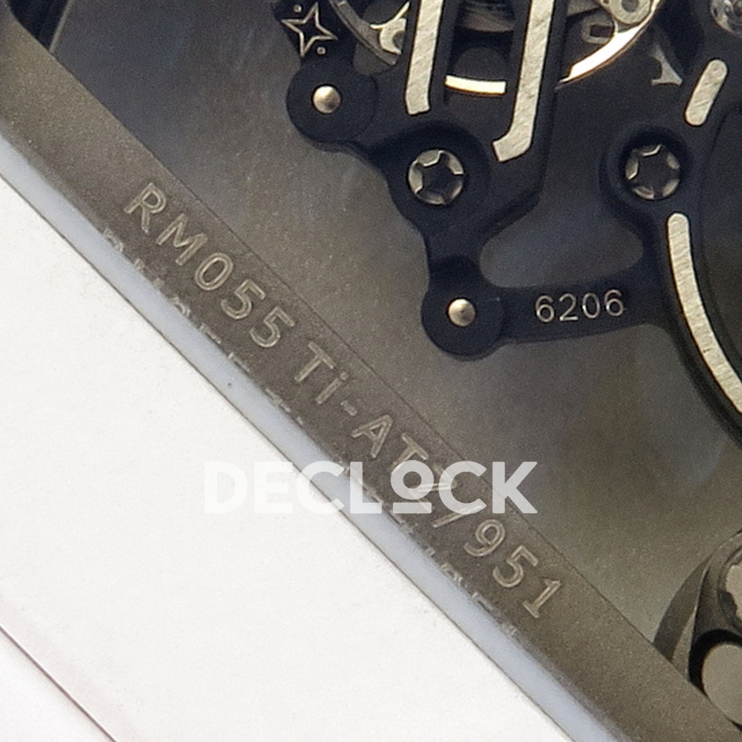Richard Mille RM055 White Ceramic Red A9F RMUL2 Free Sprung Replica