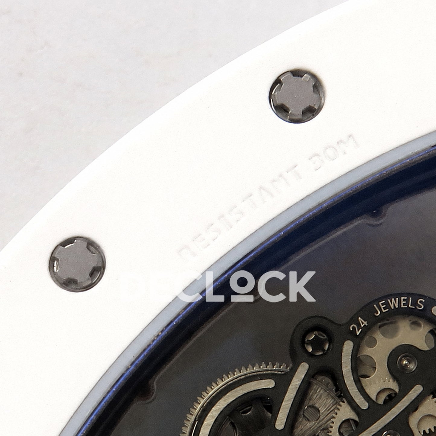 Richard Mille RM055 White Ceramic Red A9F RMUL2 Free Sprung Replica