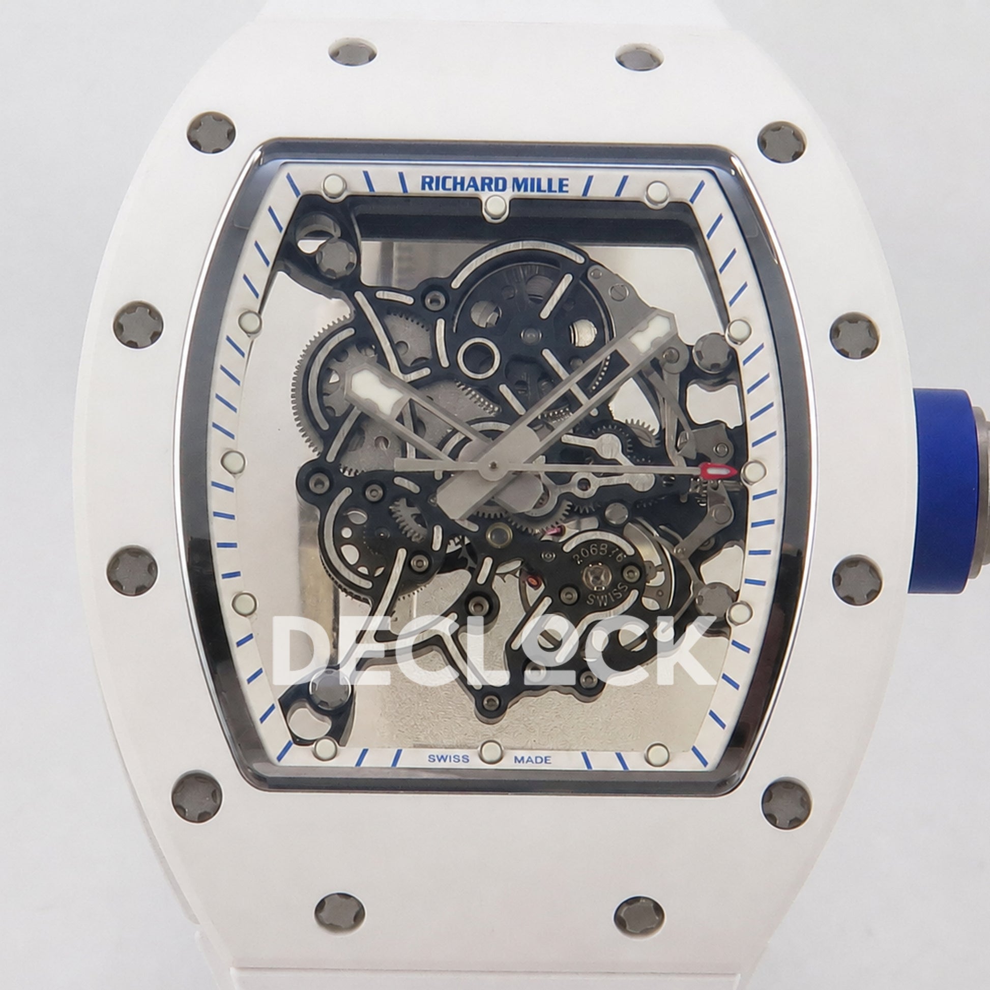 Richard Mille RM055 White Ceramic A9F RMUL2 Free Sprung Replica