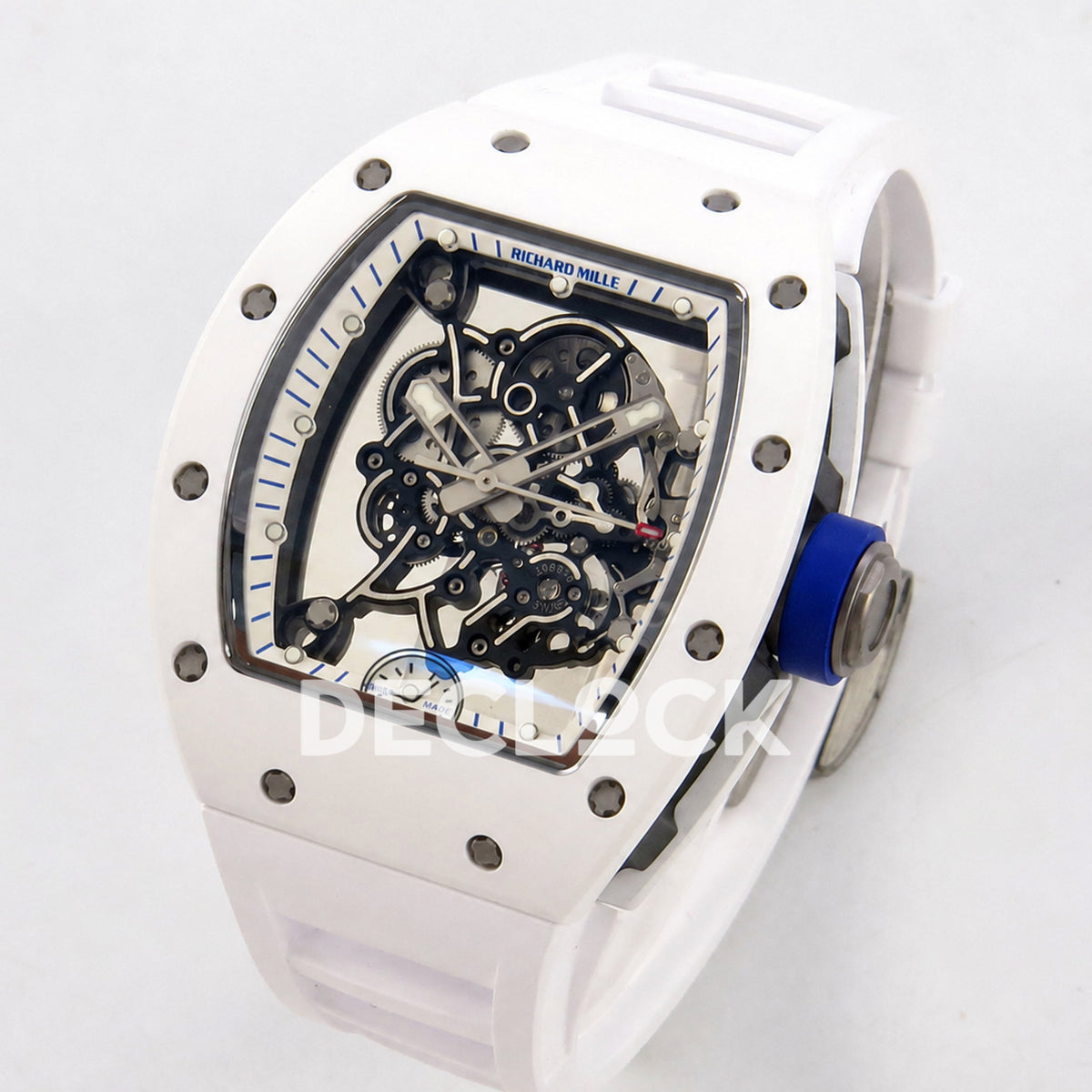 Richard Mille RM055 White Ceramic A9F RMUL2 Free Sprung Replica