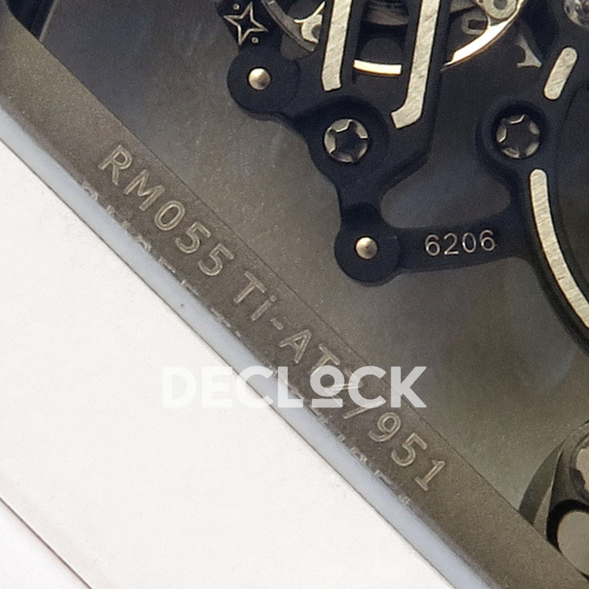 Richard Mille RM055 White Ceramic A9F RMUL2 Free Sprung Replica