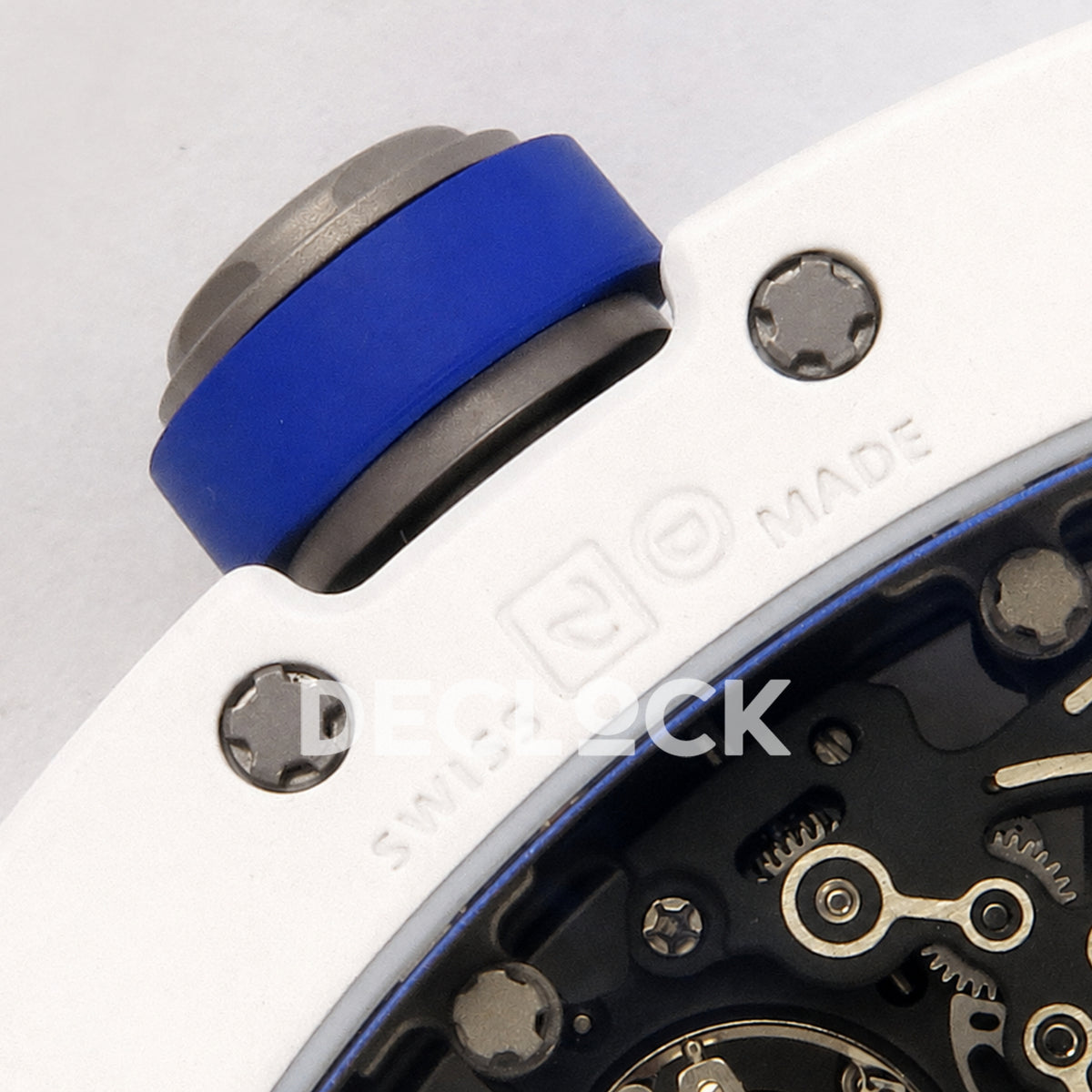 Richard Mille RM055 White Ceramic A9F RMUL2 Free Sprung Replica