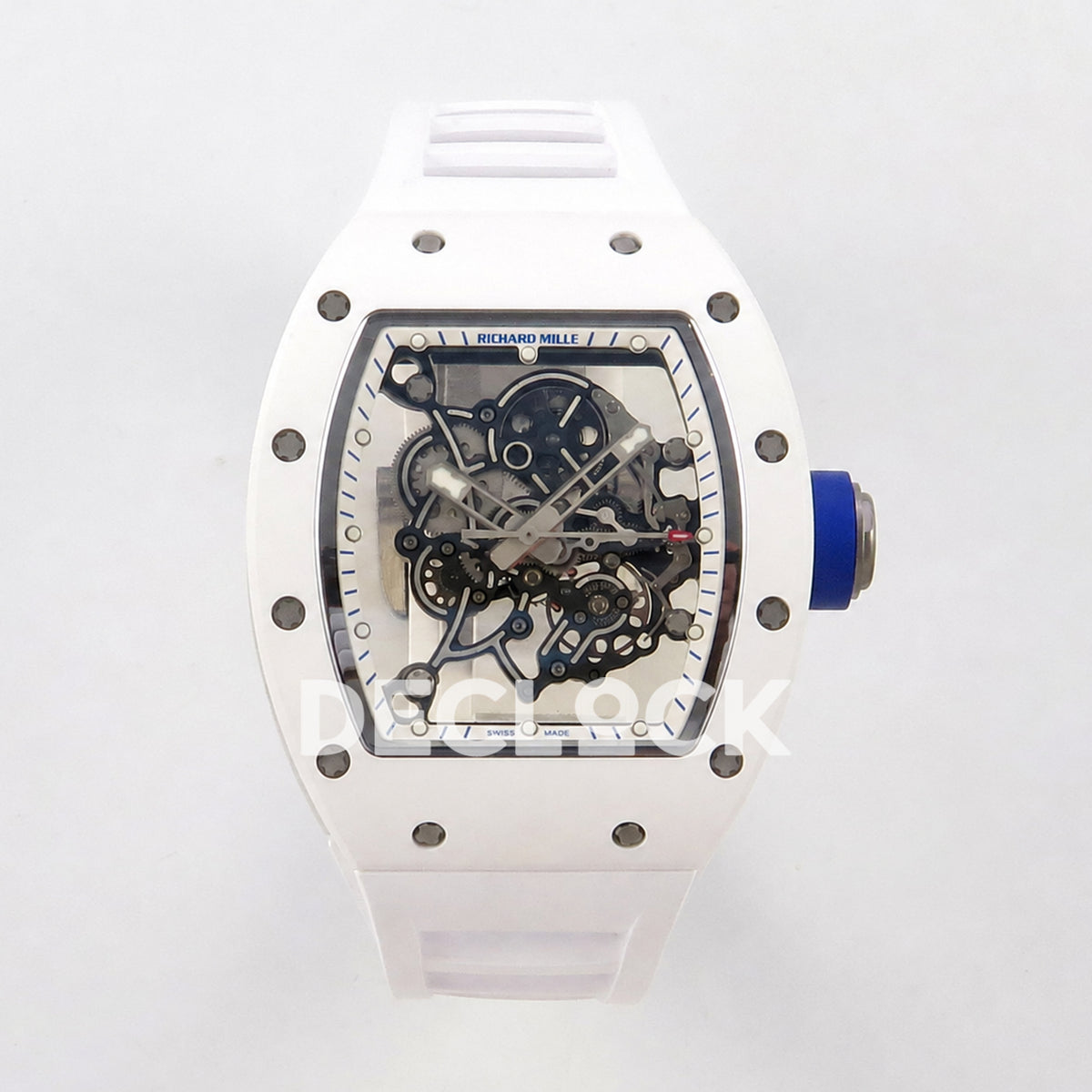 Richard Mille RM055 White Ceramic A9F RMUL2 Free Sprung Replica