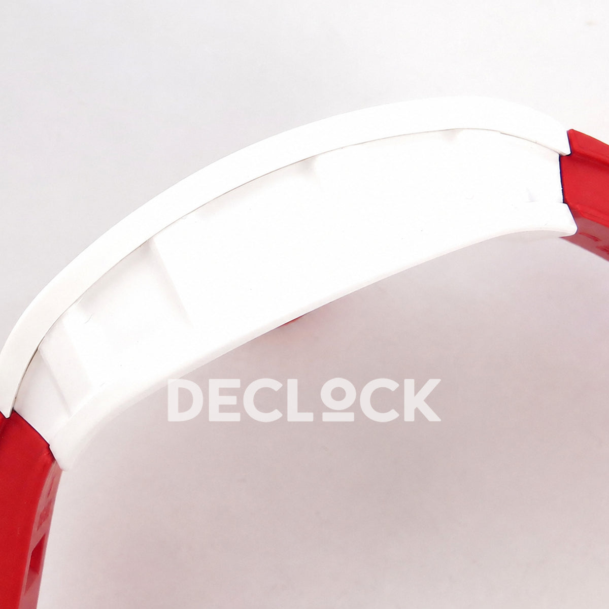 Richard Mille RM055 White Ceramic 1:1 Best Edition Red Dial on Red Rubber Strap RMUL2 Super Clone