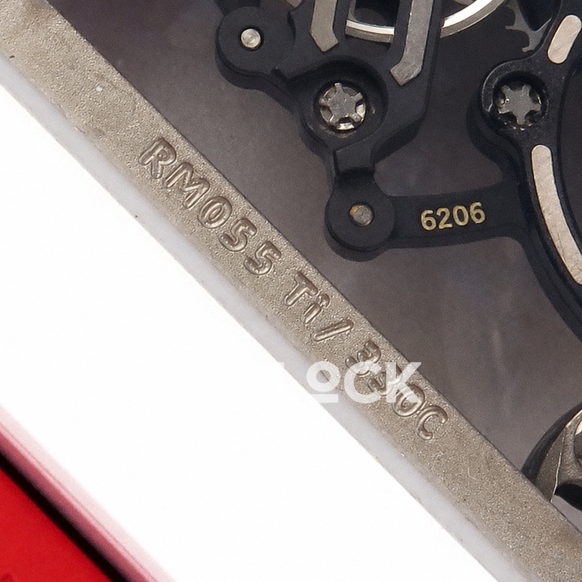 Richard Mille RM055 White Ceramic 1:1 Best Edition Red Dial on Red Rubber Strap RMUL2 Super Clone