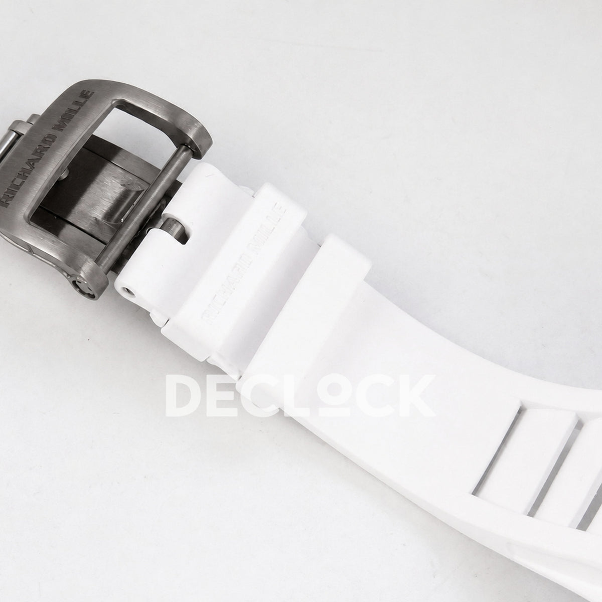 Richard Mille RM055 White Ceramic Edition Skeleton Dial on White Rubber Strap RMUL2 Super Clone