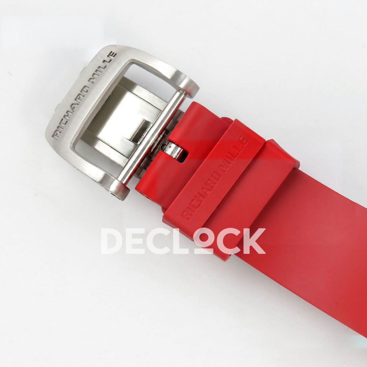 Richard Mille RM07-01 Grooved Gem Bezel Steel Red Dial Red Rubber ZF CRMA2 replica - deployant clasp