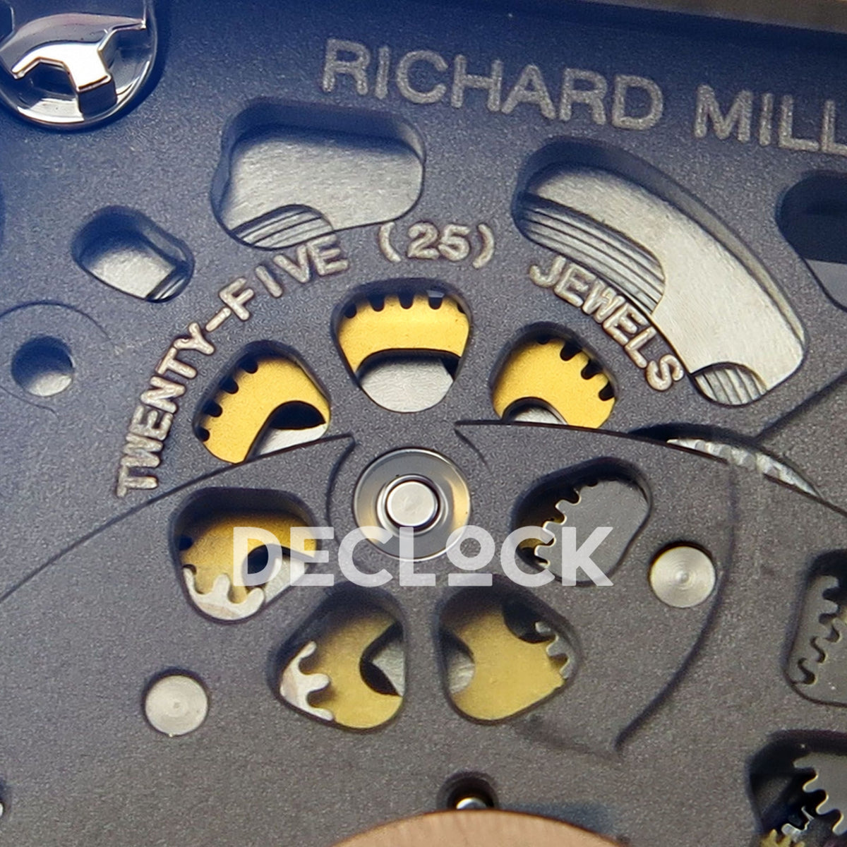 Richard Mille RM07-01 Grooved Gem Bezel Steel Red Dial White Rubber ZF CRMA2 replica - calibre engraving