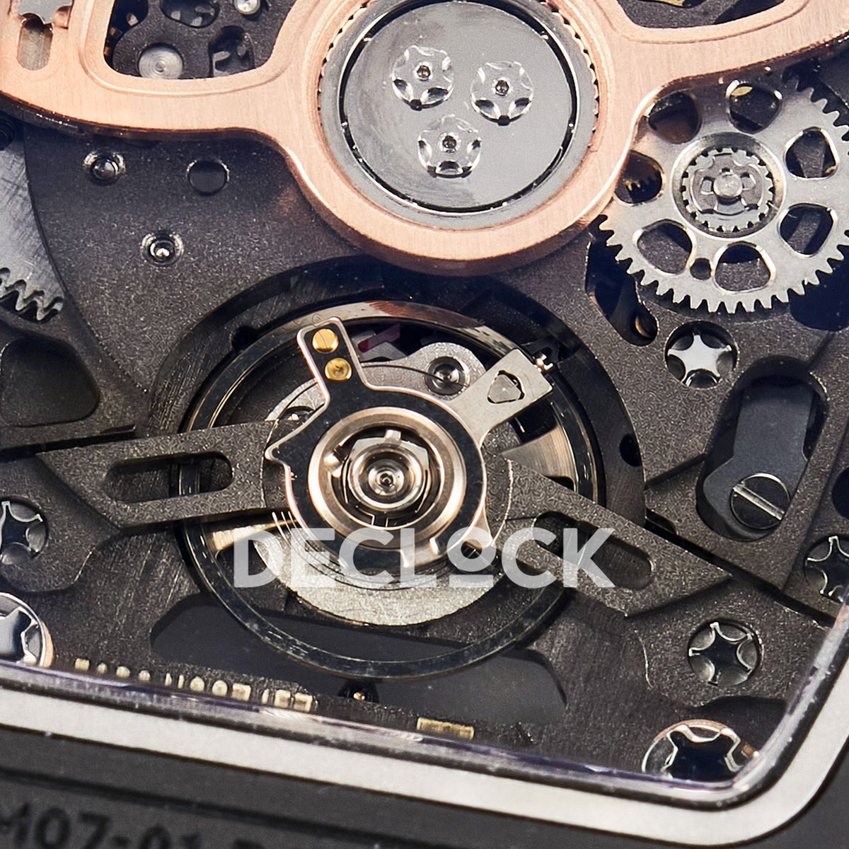 Richard Mille RM07-01 Black Ceramic Gem-Set Black Dial EF CRMA2 replica - balance detail