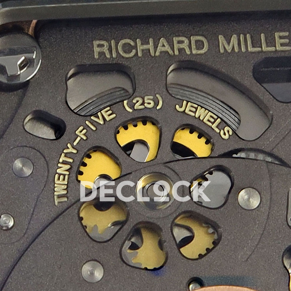 Richard Mille RM07-01 Black Ceramic Gem-Set Black Dial ZF CRMA2 replica - movement inscription