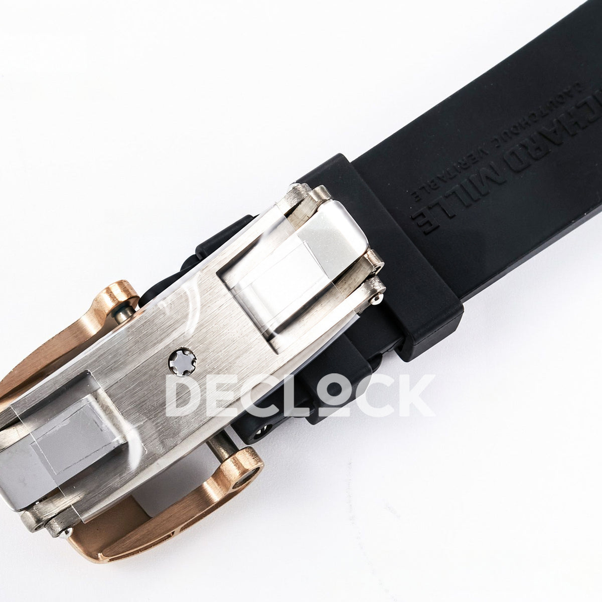 Richard Mille RM07-01 Black Ceramic Gem-Set Red Dial EF CRMA2 replica - clasp underside