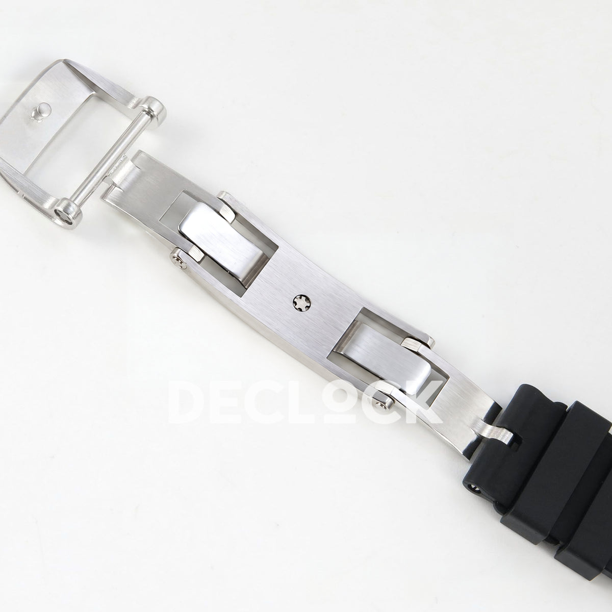 Richard Mille RM07-01 Full Pave Steel Black Dial Black Rubber ZF CRMA2 replica - open clasp reverse