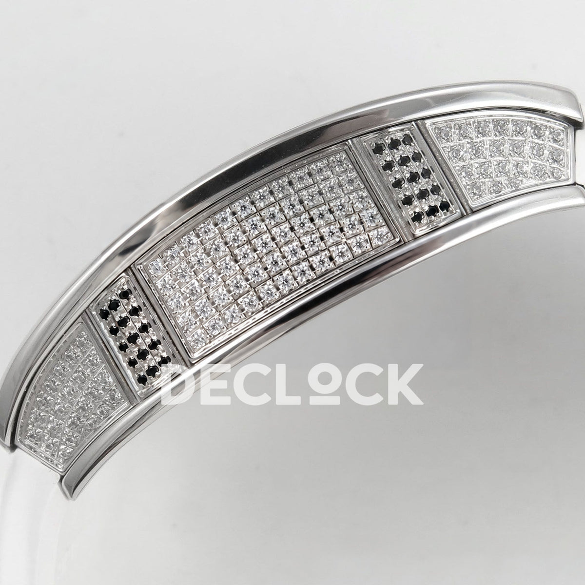 Richard Mille RM07-01 Full Pave Steel Red Dial White Rubber ZF CRMA2 replica - case side