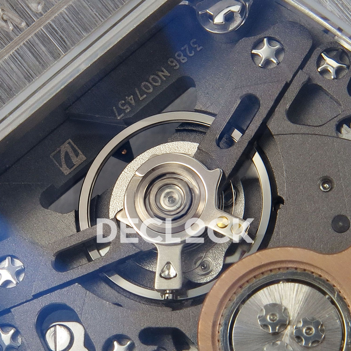 Richard Mille RM07-01 Full Pave Steel White MOP Dial White Rubber ZF CRMA2 replica - balance detail