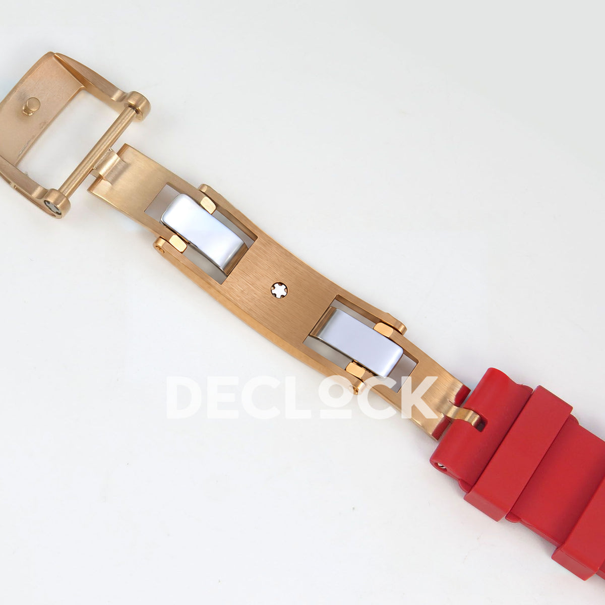 Richard Mille RM07-01 Snow Set Rose Gold Tone Red Dial Red Rubber ZF CRMA2 replica - open clasp reverse