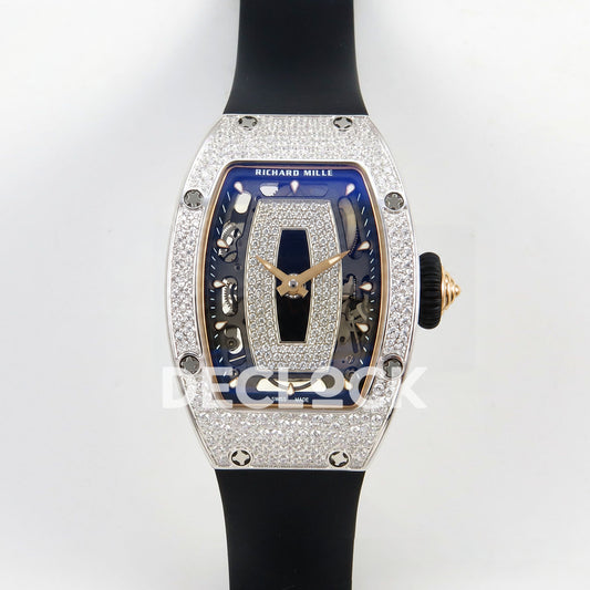 Richard Mille RM07-01 Snow Set Steel Black Dial Black Rubber ZF CRMA2 replica - front