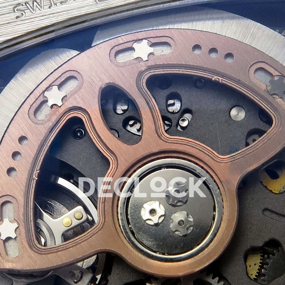 Richard Mille RM07-01 Snow Set Steel Black Dial Black Rubber ZF CRMA2 replica - movement rotor detail
