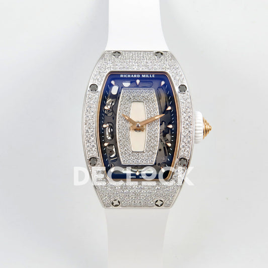 Richard Mille RM07-01 Snow Set Steel White Dial White Rubber ZF CRMA2 replica - front