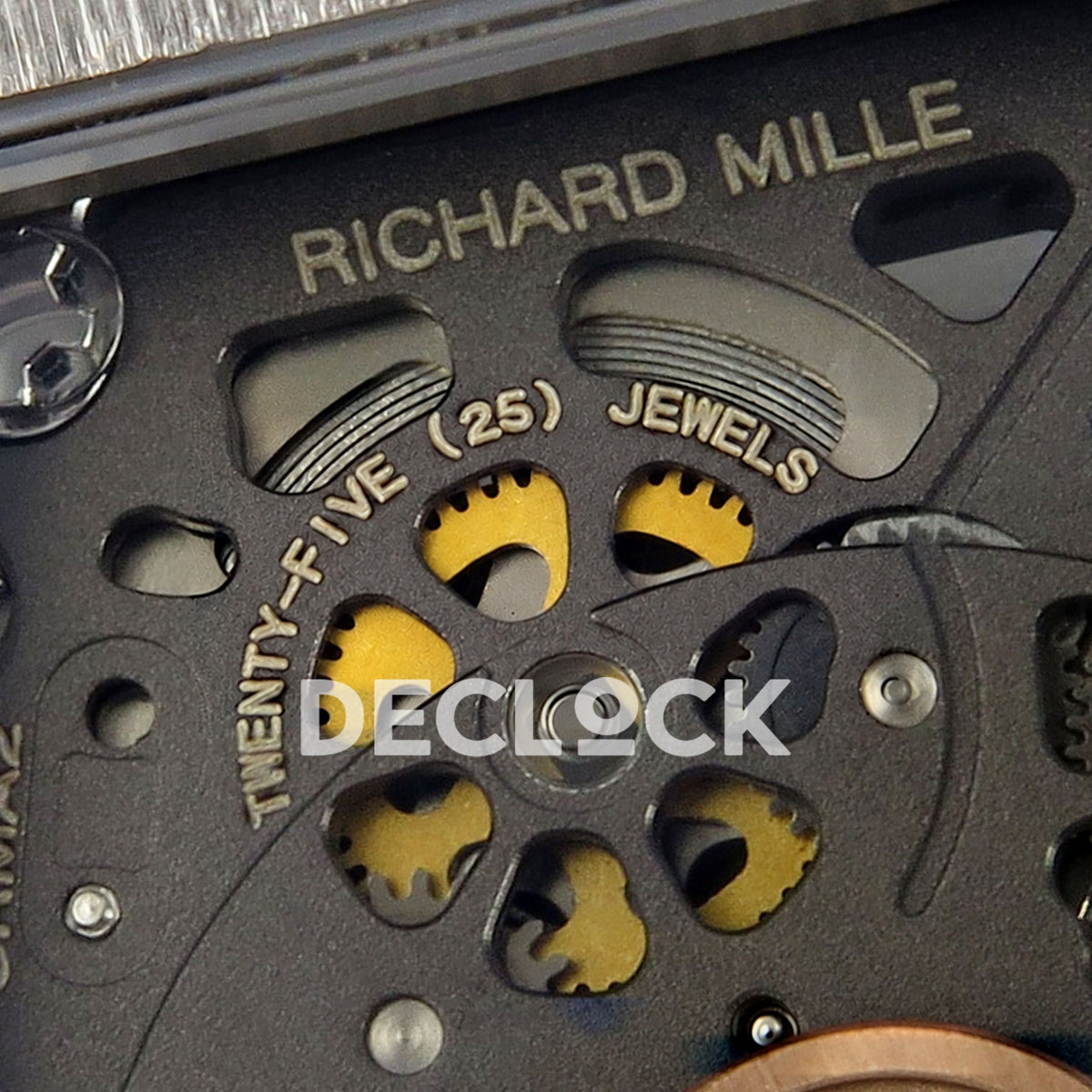Richard Mille RM07-01 Snow Set Steel White Dial White Rubber ZF CRMA2 replica - movement inscriptions