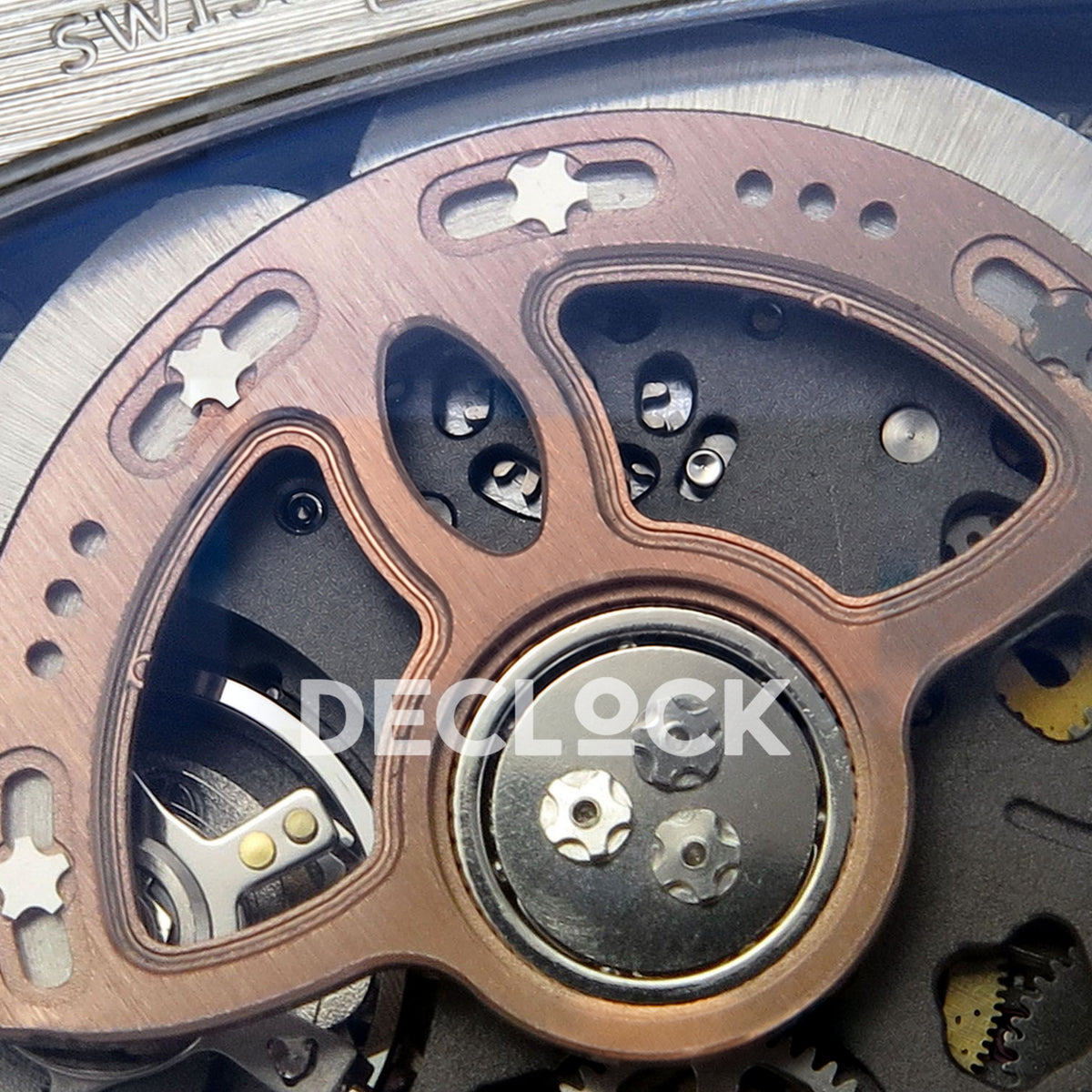 Richard Mille RM07-01 Snow Set Steel White Dial White Rubber ZF CRMA2 replica - movement rotor detail